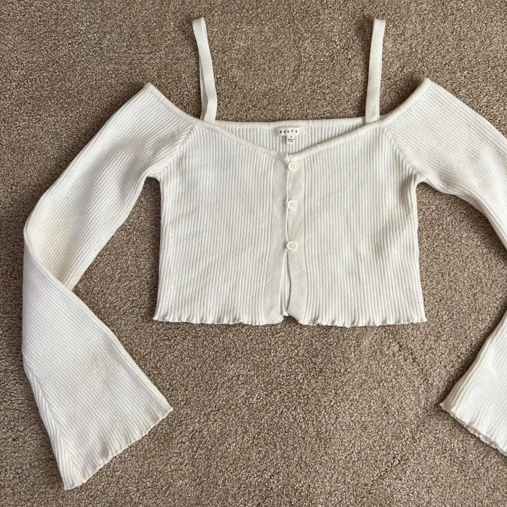 White UO crop top - Picture 2 of 4
